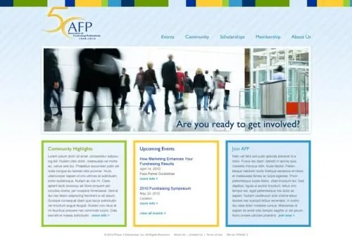 Association Of Fundraising Professionals website project