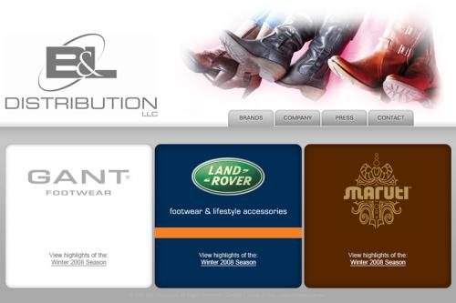 B&L Distribution website project