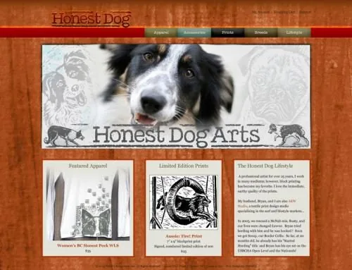 Honest Dog website project