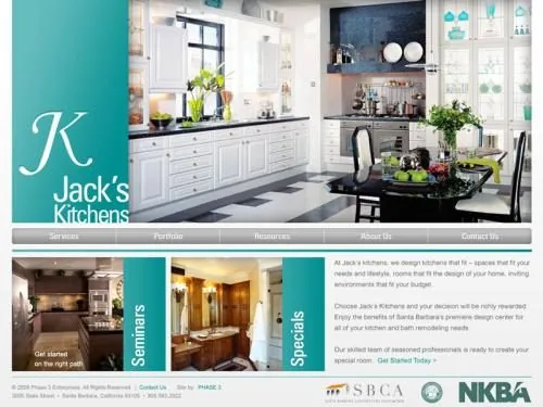 Jacks Kitchens website project