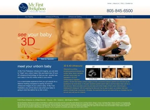 My First Peekaboo website project