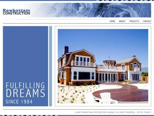 Rowbottam website project