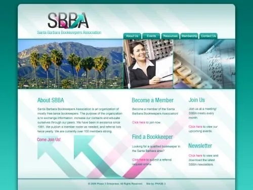 Sbba website project