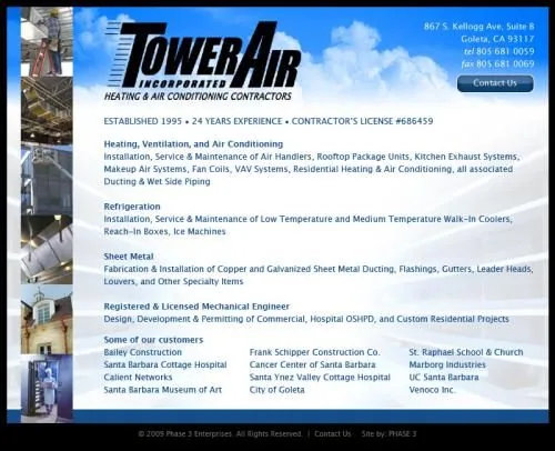 Towerinc website project