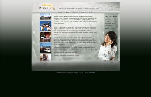 Allen Electric website project
