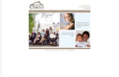 Chance Housing website project
