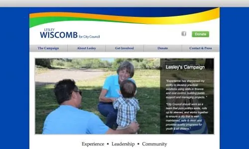 Lesleywiscomb website project
