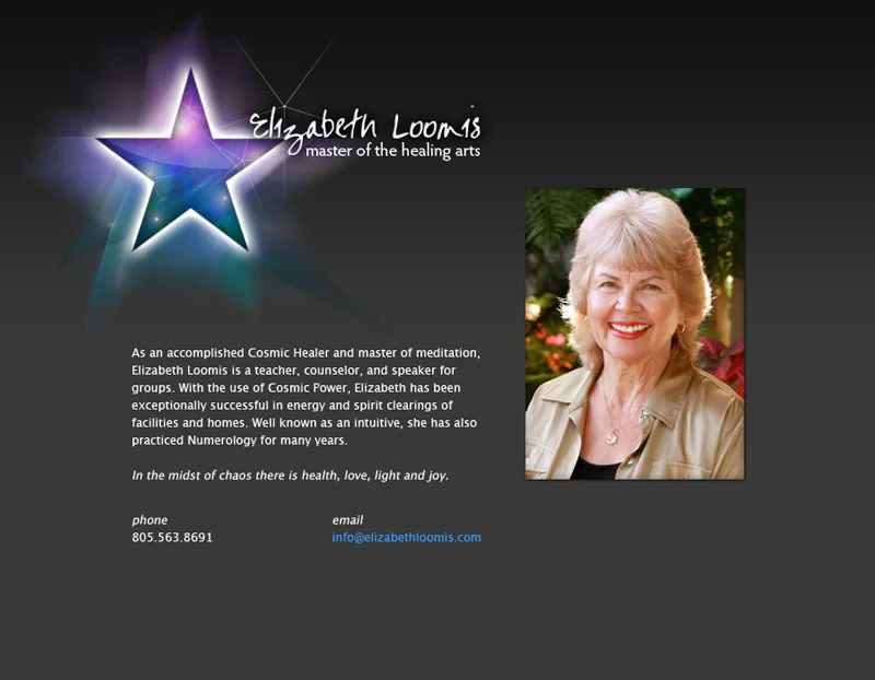 Loomis Elizabeth website project